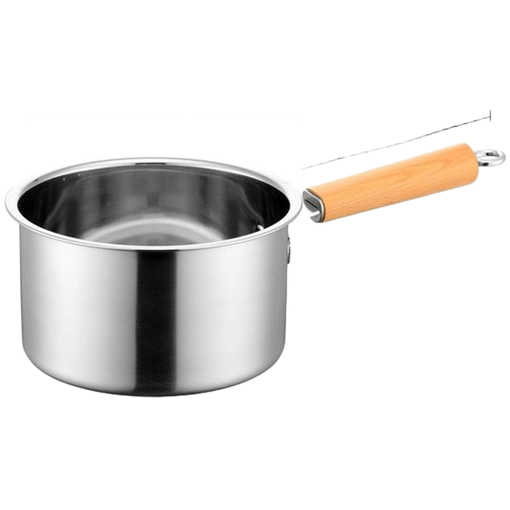 Baby Food Strainer - 스테인리스 스틸 딥 프라이팬 20x18x10.5cm (투명