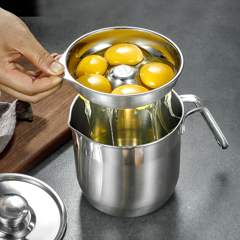 Baby Food Strainer - 304 스테인레스 스틸 계란 흰자 분리기