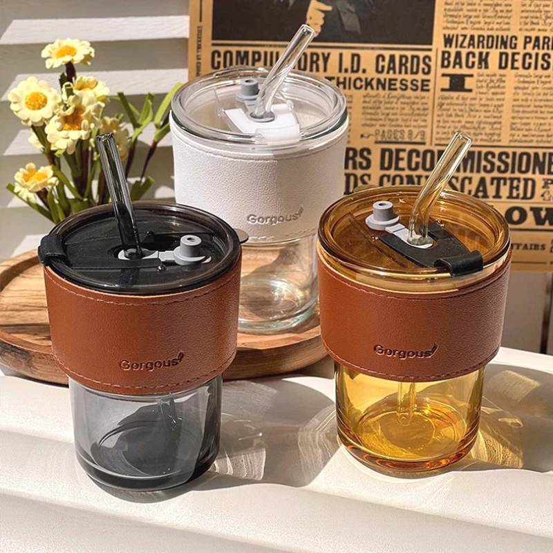 유리 빨대컵 재사용 가능 흘림 방지 뚜껑 빨대 포함 생 - Training Cup Straw 리뷰 및 가격