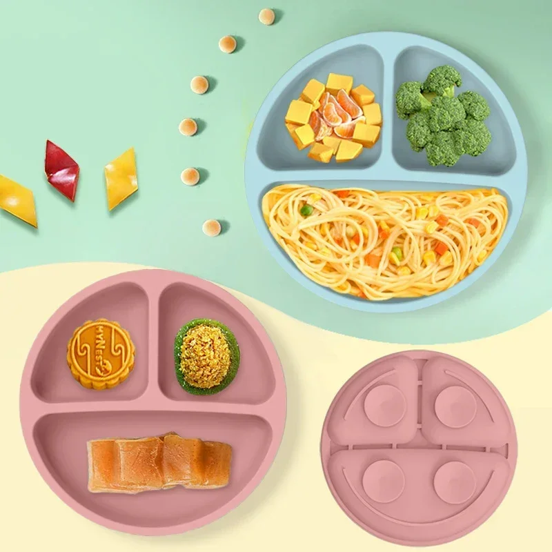 식품 학년 실리콘 어린이 접시 세트 아기 먹이 그릇 흡 - Baby Food Menu 리뷰 및 가격