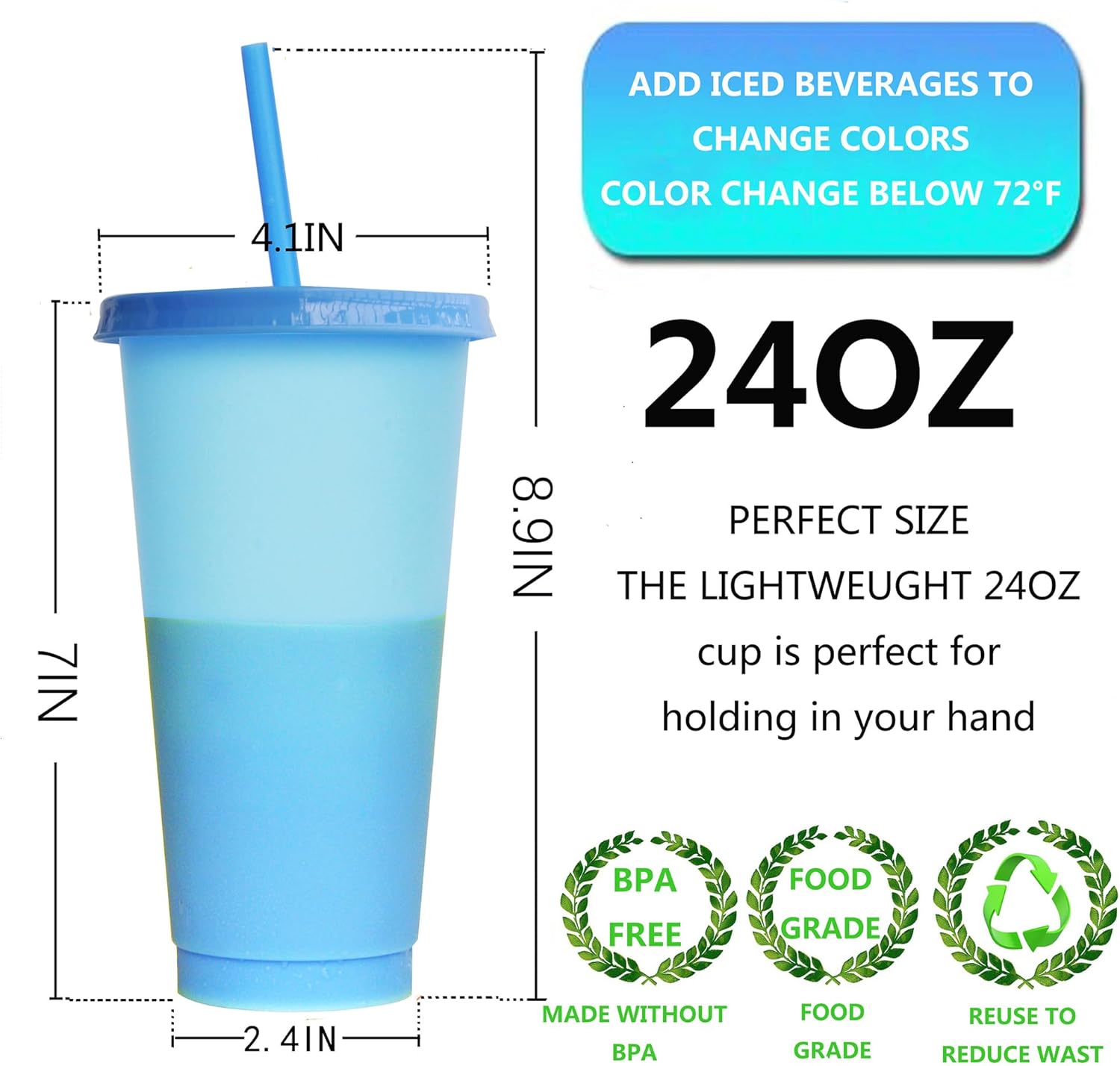뚜껑과 빨대가 있는 귀여운 플라스틱 아이스 음료용 컵  - Training Cup Straw 리뷰 및 가격
