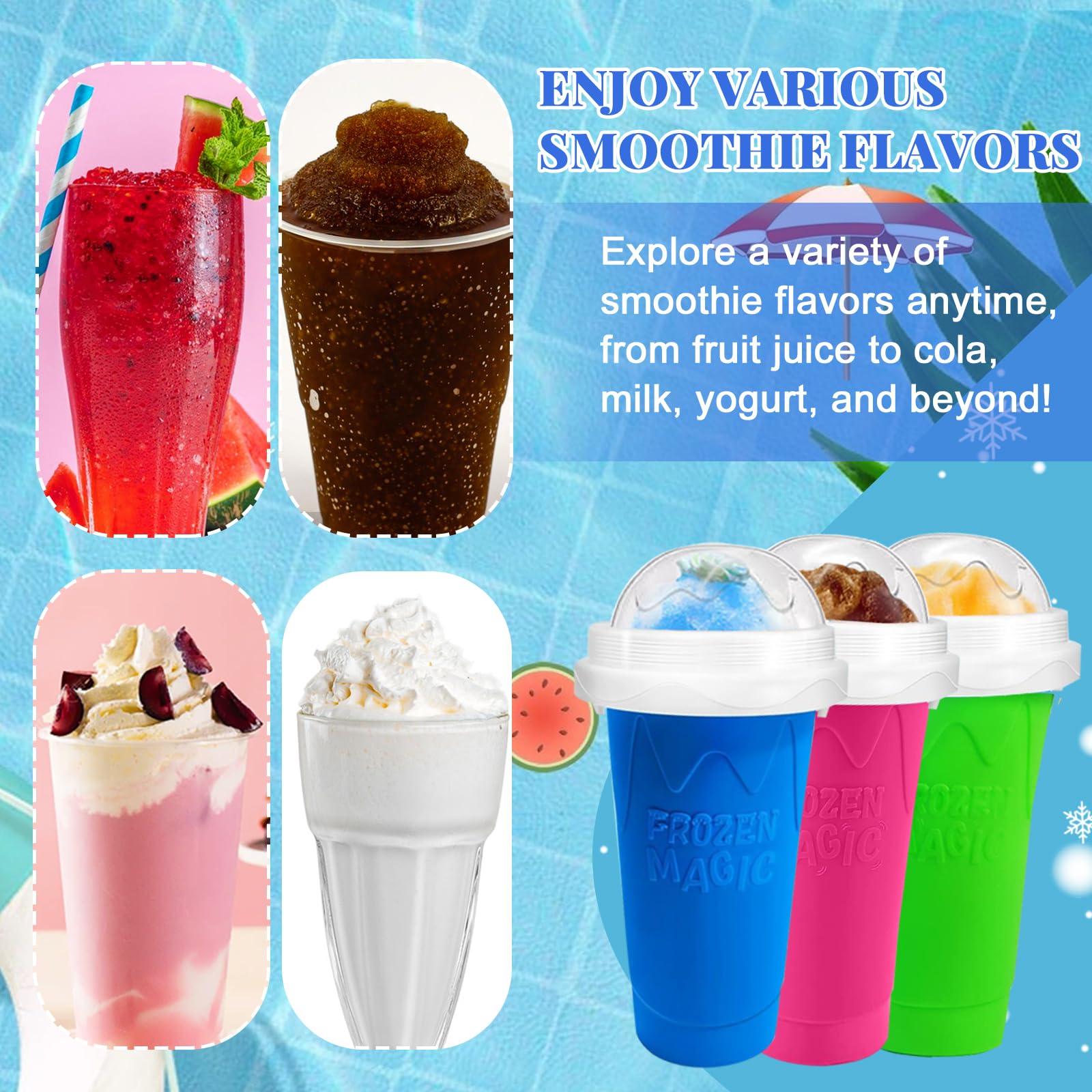 슬러시 컵 DIY 매직 슬러시 메이커 컵 주스 용 휴대 - Training Cup Straw 리뷰 및 가격