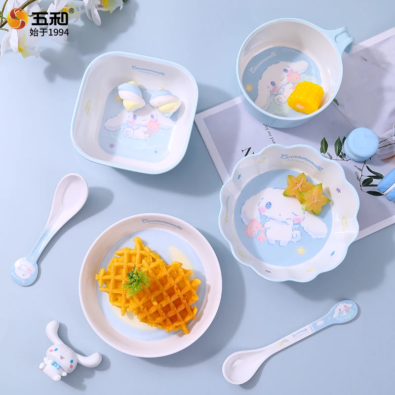 산리오 식기류 화상 방지 그릇 받침 컵 숟가락 귀여운  - Baby Food Menu 리뷰 및 가격