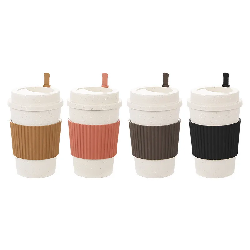 뚜껑이있는 450ML 커피 컵 밀짚 재사용 가능한 휴대 - Training Cup Straw 리뷰 및 가격