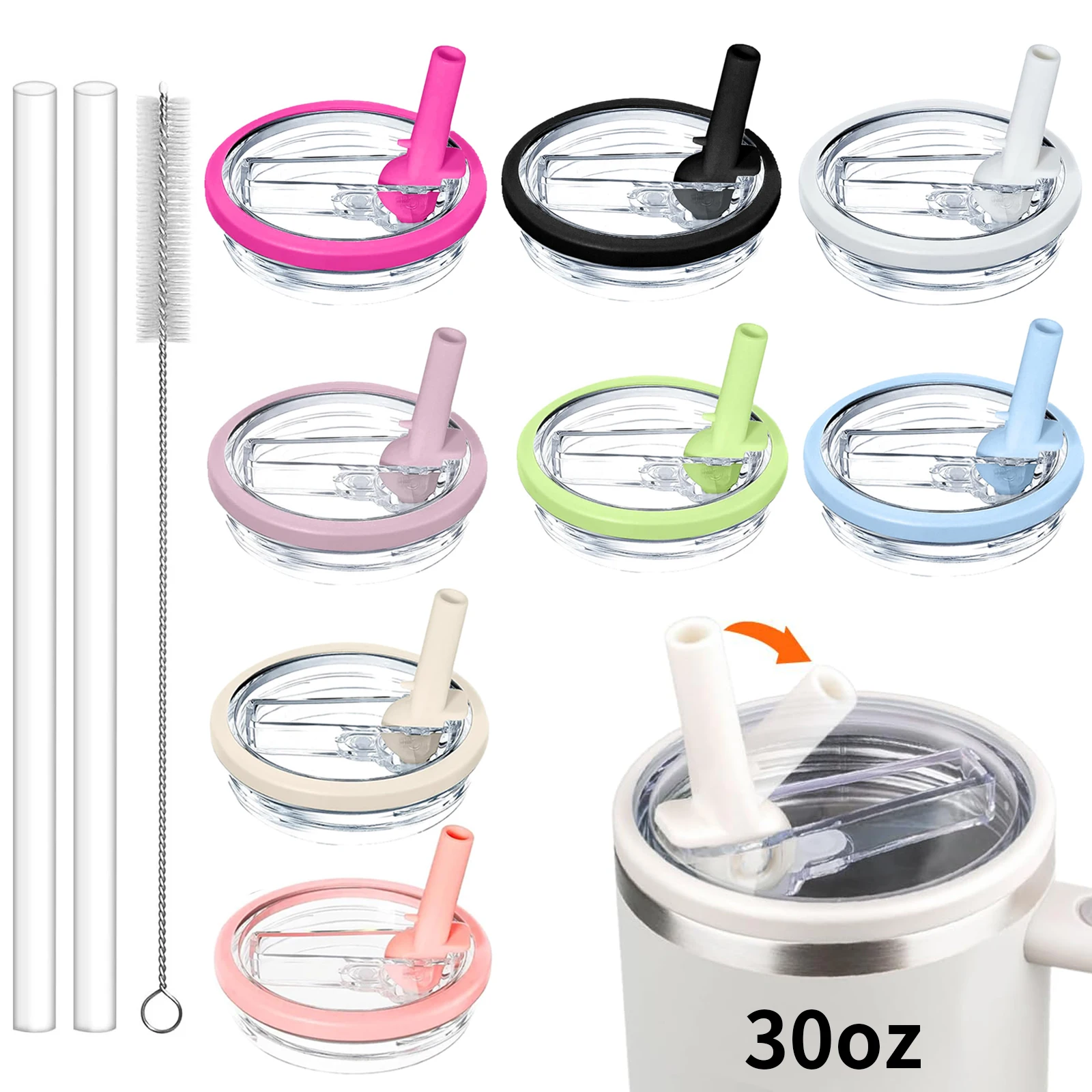 30온스 텀블러 분리형 플립 빨대 뚜껑 교체품, 스탠리 - Training Cup Straw 리뷰 및 가격